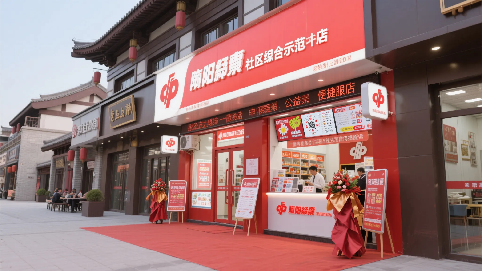 渭南福彩社区综合体首店揭幕上上国风