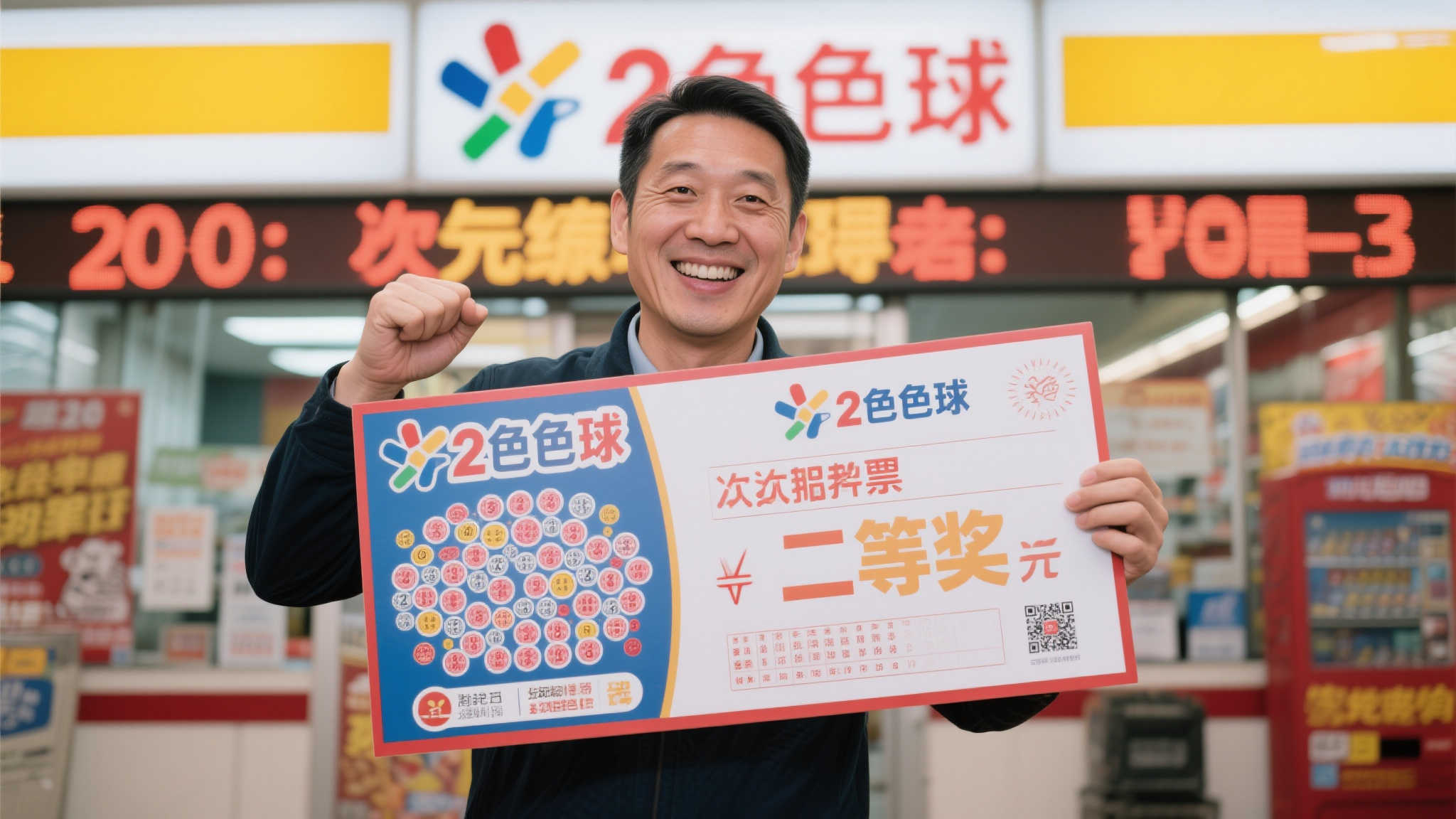 男子复式投注揽双色球524万 曾因一号之差与二等奖擦肩而过